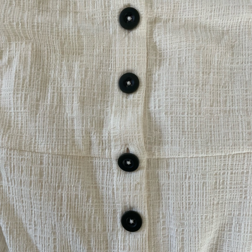 Madewell Midi White Dress, Xxs View 4